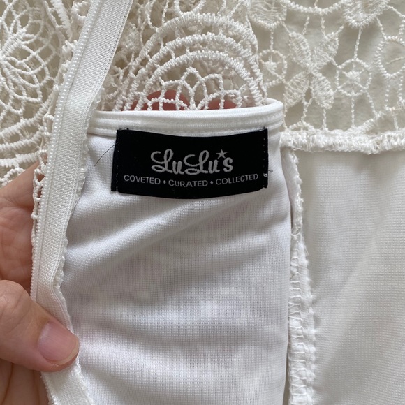 Lulus- White Dress M - Picture 4 of 7